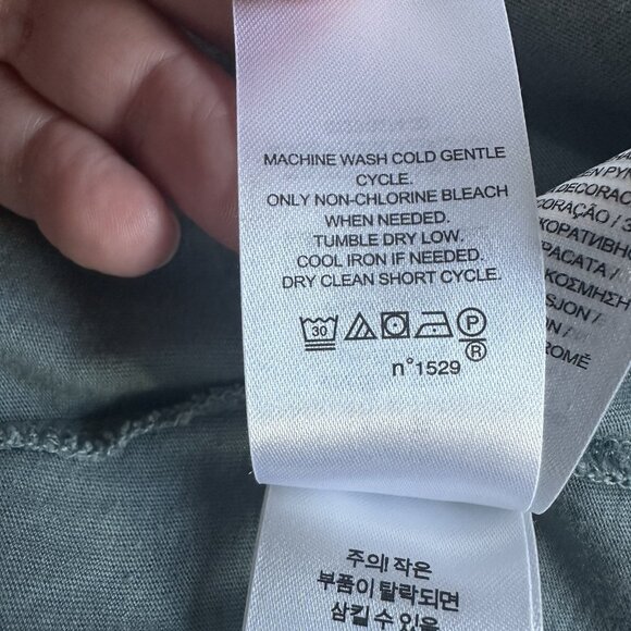 Ralph Lauren Black Label Women's Eyelet Embroidered Top Size M Highland Sea READ - Picture 8 of 11